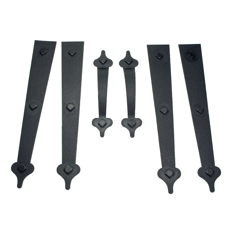 Symple Stuff Voyles 6 Piece Decorative Garage Door Hinge Set & Reviews